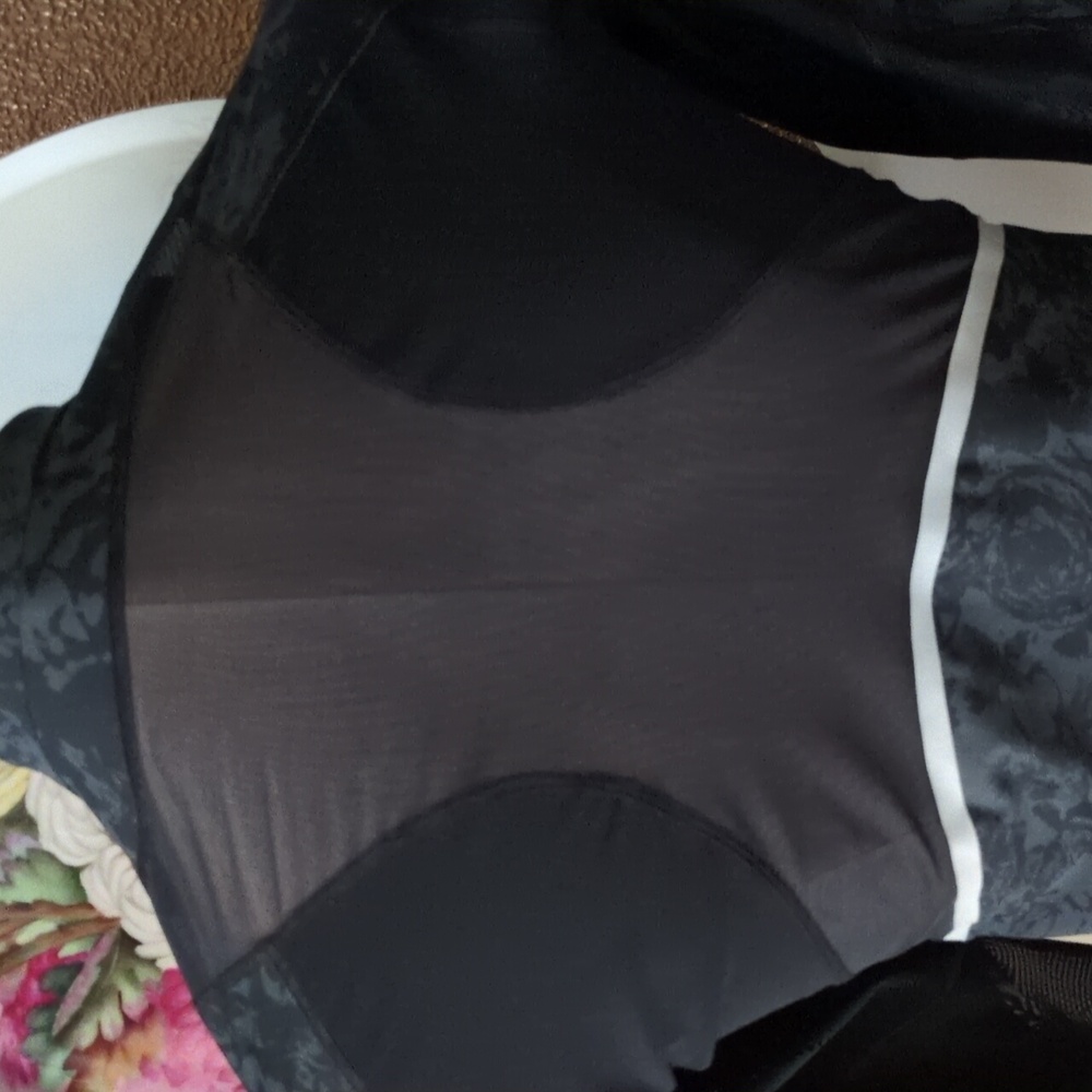 Women's Black Patterned Athletic Jacket - image 5